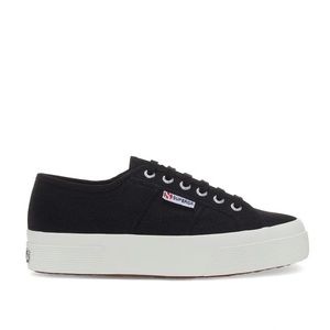 Superga 2740 Platform Sneakers. Black